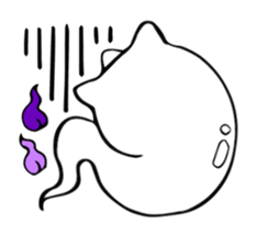 The ghost of cat. sticker #1326726
