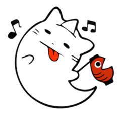 The ghost of cat. sticker #1326730