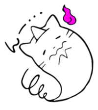 The ghost of cat. sticker #1326740