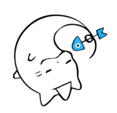 The ghost of cat. sticker #1326745