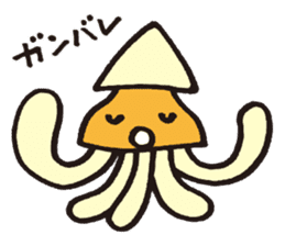 Squid lazy sticker #1327286