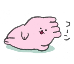 four ears rabbit sticker #1327508