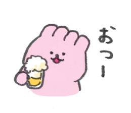 four ears rabbit sticker #1327511