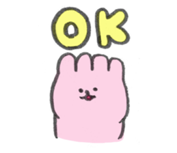 four ears rabbit sticker #1327514