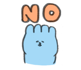 four ears rabbit sticker #1327515