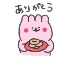 four ears rabbit sticker #1327518