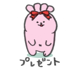 four ears rabbit sticker #1327519