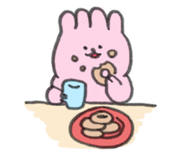 four ears rabbit sticker #1327520