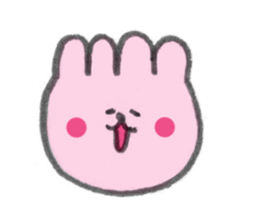 four ears rabbit sticker #1327523