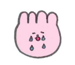 four ears rabbit sticker #1327524