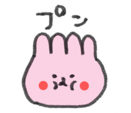 four ears rabbit sticker #1327525