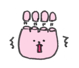 four ears rabbit sticker #1327528