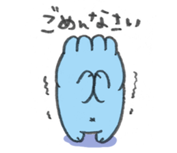 four ears rabbit sticker #1327529