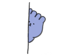 four ears rabbit sticker #1327531