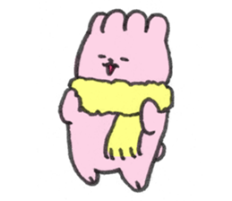 four ears rabbit sticker #1327539