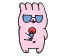 four ears rabbit sticker #1327540