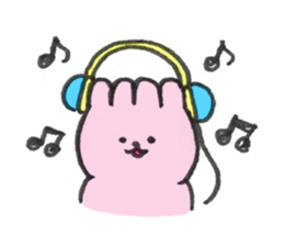 four ears rabbit sticker #1327541