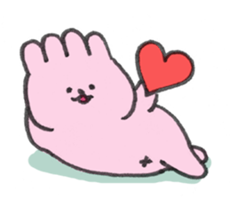 four ears rabbit sticker #1327545