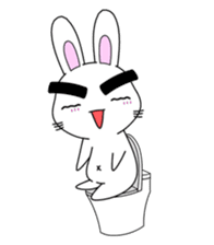 EB (Eyebrows Bunny) sticker #1327556