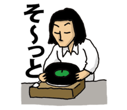 Analogue records listener life sticker #1327682