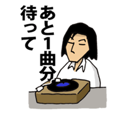 Analogue records listener life sticker #1327688