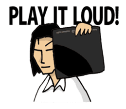 Analogue records listener life sticker #1327689