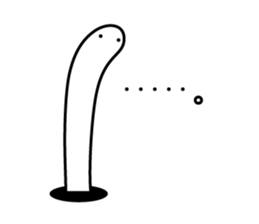 Mr. Spotted garden eel sticker #1327746