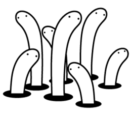 Mr. Spotted garden eel sticker #1327767