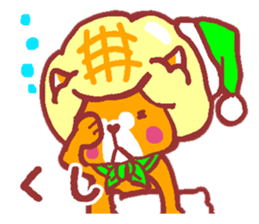 Sweet roll dog sticker #1328029