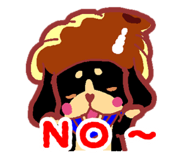 Sweet roll dog sticker #1328046