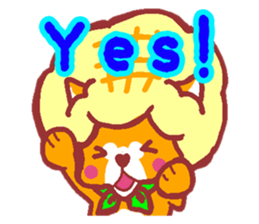 Sweet roll dog sticker #1328047