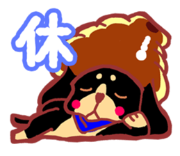 Sweet roll dog sticker #1328049
