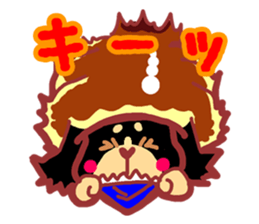 Sweet roll dog sticker #1328055