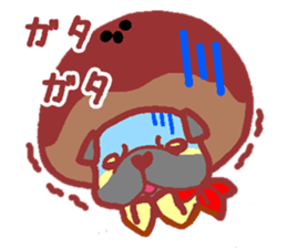 Sweet roll dog sticker #1328057