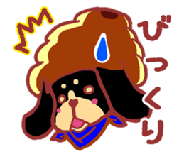 Sweet roll dog sticker #1328058