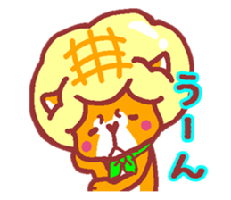 Sweet roll dog sticker #1328059