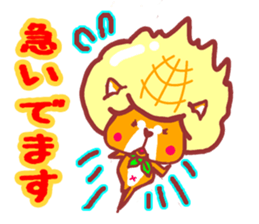 Sweet roll dog sticker #1328062