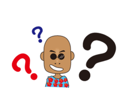 dark glasses man sticker #1328473