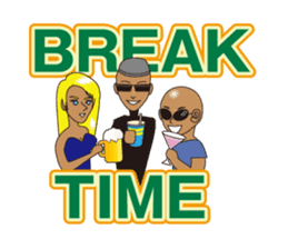 dark glasses man sticker #1328487