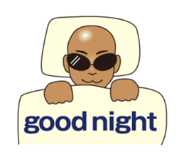 dark glasses man sticker #1328502