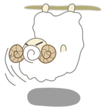 Puipui Sheep sticker #1328784