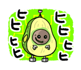 Avocado sticker #1329272