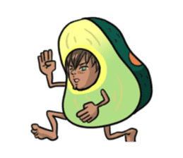 Avocado sticker #1329297