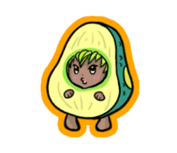 Avocado sticker #1329302
