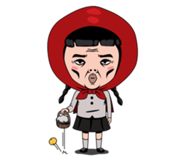 Little girl in Riding Hood sticker #1330107