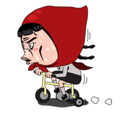 Little girl in Riding Hood sticker #1330111