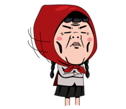 Little girl in Riding Hood sticker #1330123