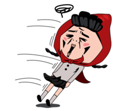 Little girl in Riding Hood sticker #1330124