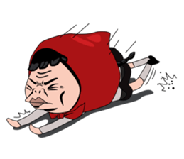 Little girl in Riding Hood sticker #1330127