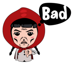 Little girl in Riding Hood sticker #1330128